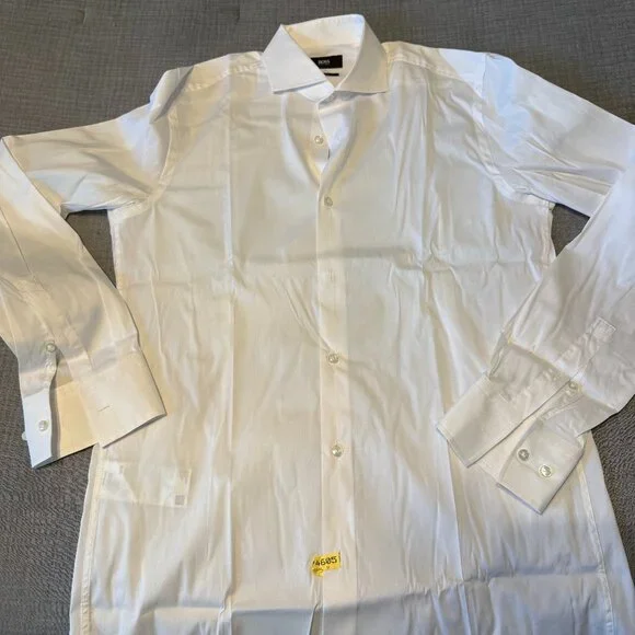 Boss Hugo Boss slim fit stretch dress shirt - size 14.5 - Picture 1 of 6